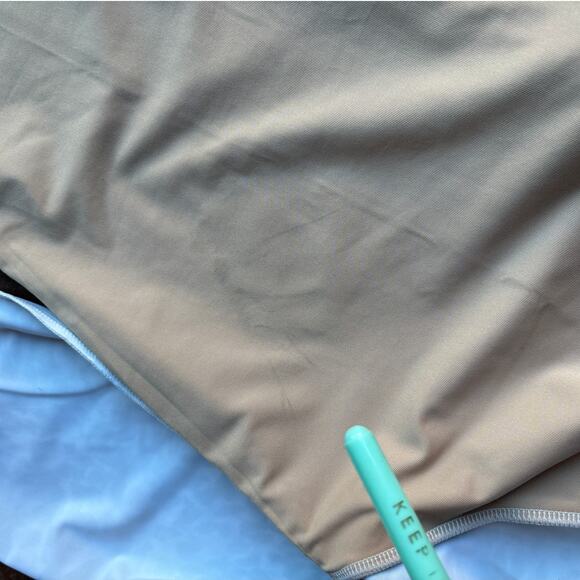 Sporti x Stef Corgel Lime Green Cheetah Print Long Sleeve Zip Front Swimsuit XL - Picture 8 of 12